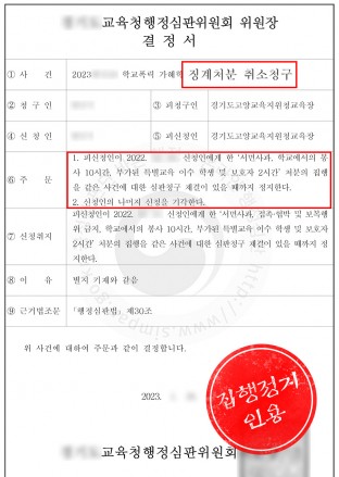 학교폭력,학폭변호사,학폭징계,학교폭력징계처분