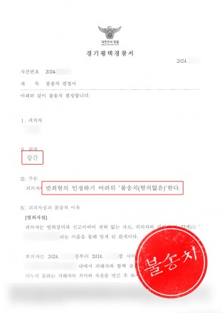 강간불송치,강간무죄,강간누명,강간무고